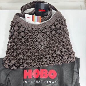 NWT $148 HOBO INTERNATIONAL Rhodes Brown Floral Shoulder Bag w/ Dust Bag